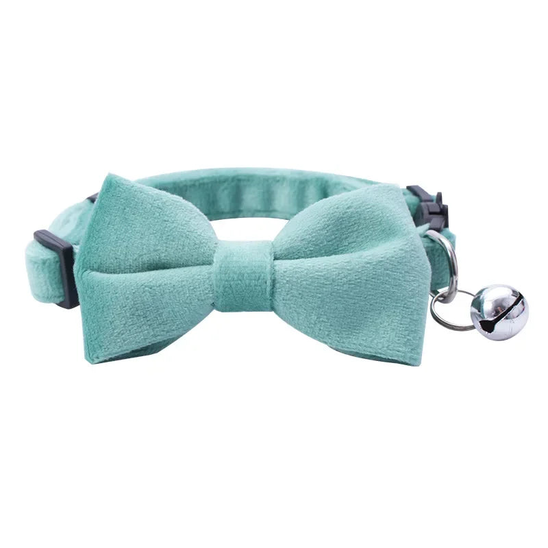 Collier Chat Nœud Papillon Sécurité – Clochette Anti-Étranglement Puppy Chaton Adorable