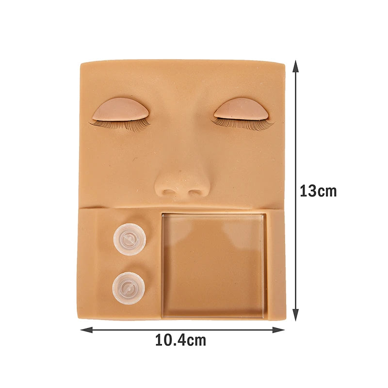 Tête Mannequin Entraînement Extension Cils – Yeux Amovibles & Faux Cils | Modèle Pratique
