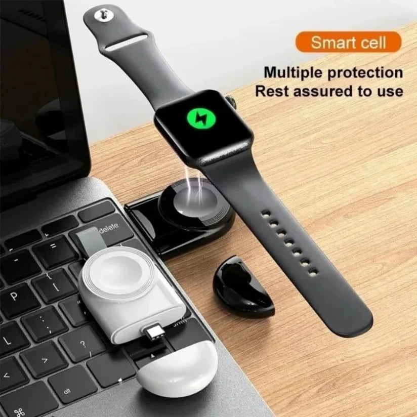 Chargeur iWatch Dock Magnétique Portable – Apple Watch Series 10-2 Ultra SE Voyage
