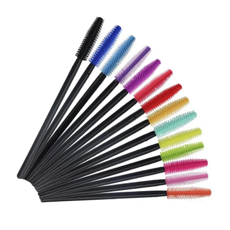 Brosses Silicone Cils Jetables – Lot 50 Pcs | Applicateur Mascara & Extension