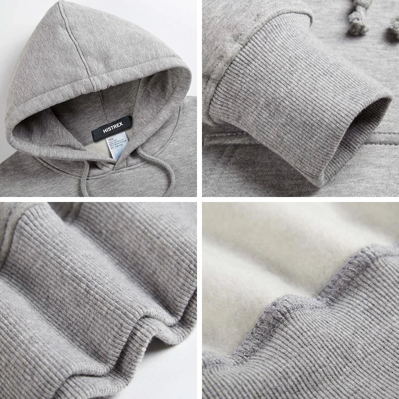 Sweat à Capuche Unisexe Coton Premium 350gsm Personnalisable Photo Texte Logo Polaire Épaisse Chaud Automne Hiver – Hoodie Qualité Supérieure | Mode Tendance