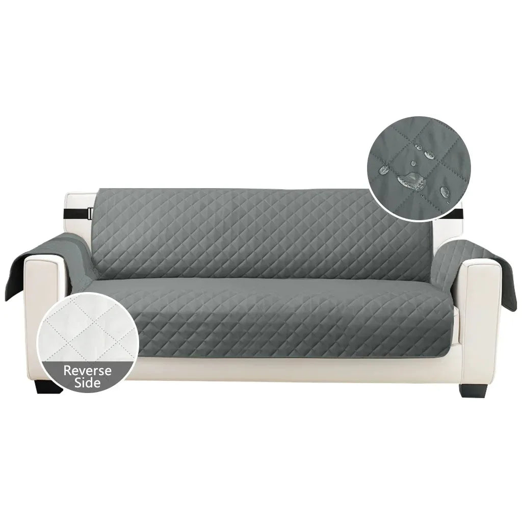Housse Canapé Matelassée Imperméable Antidérapant Sangles Élastiques – Protège Canapé Lavable Enfants & Animaux | Déco Maison