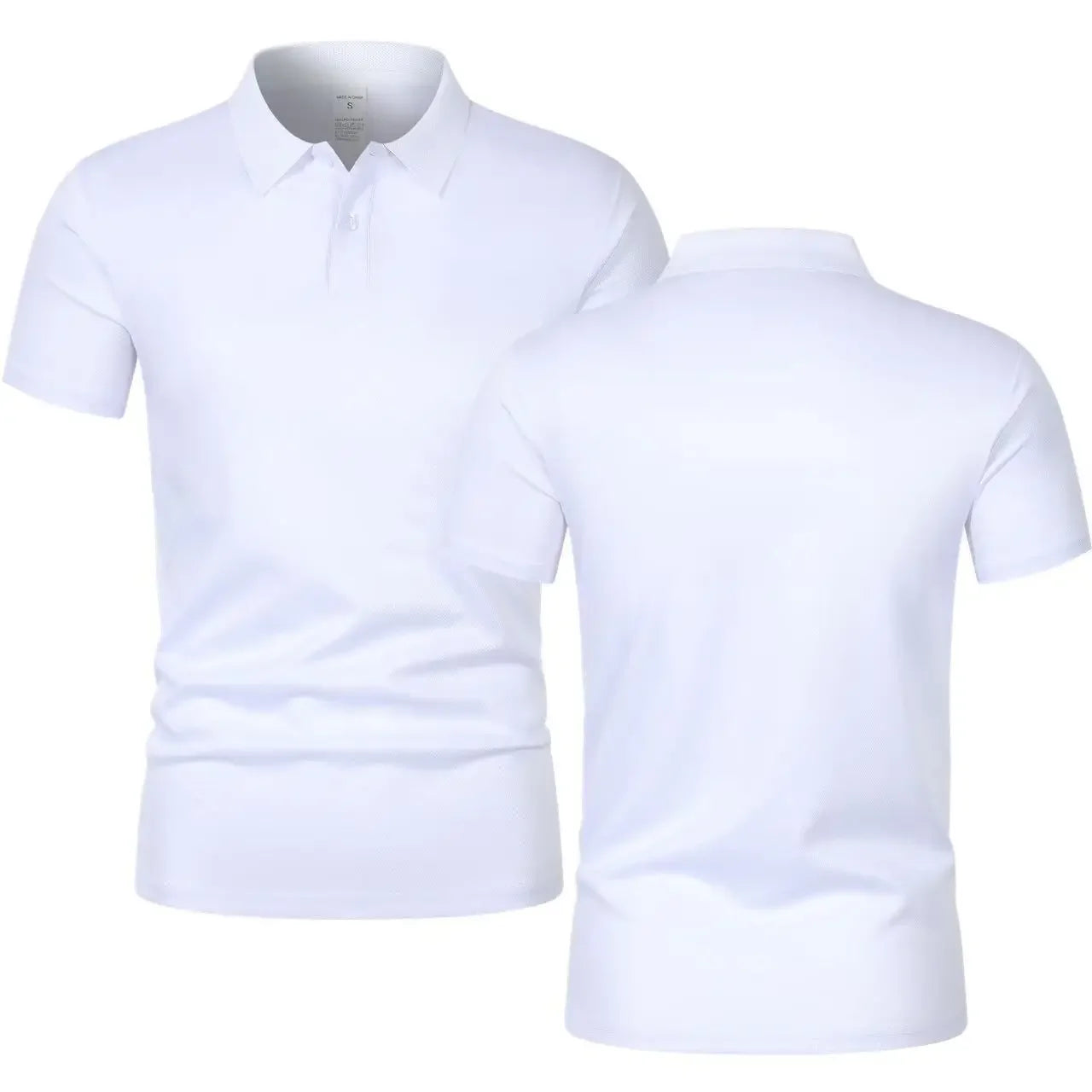 Polo Sport Homme Ultra-Léger Séchage Rapide – Couleur Unie & Anti-Transpiration | Fitness, Gym & Running | Respirant