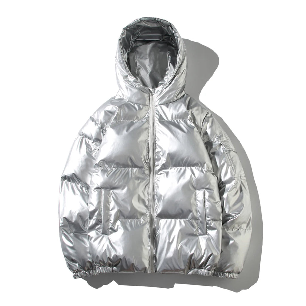 Parka Hiver Homme Harajuku Zip Capuche 2024 – Manteau Chaud Coupe-Vent Casual