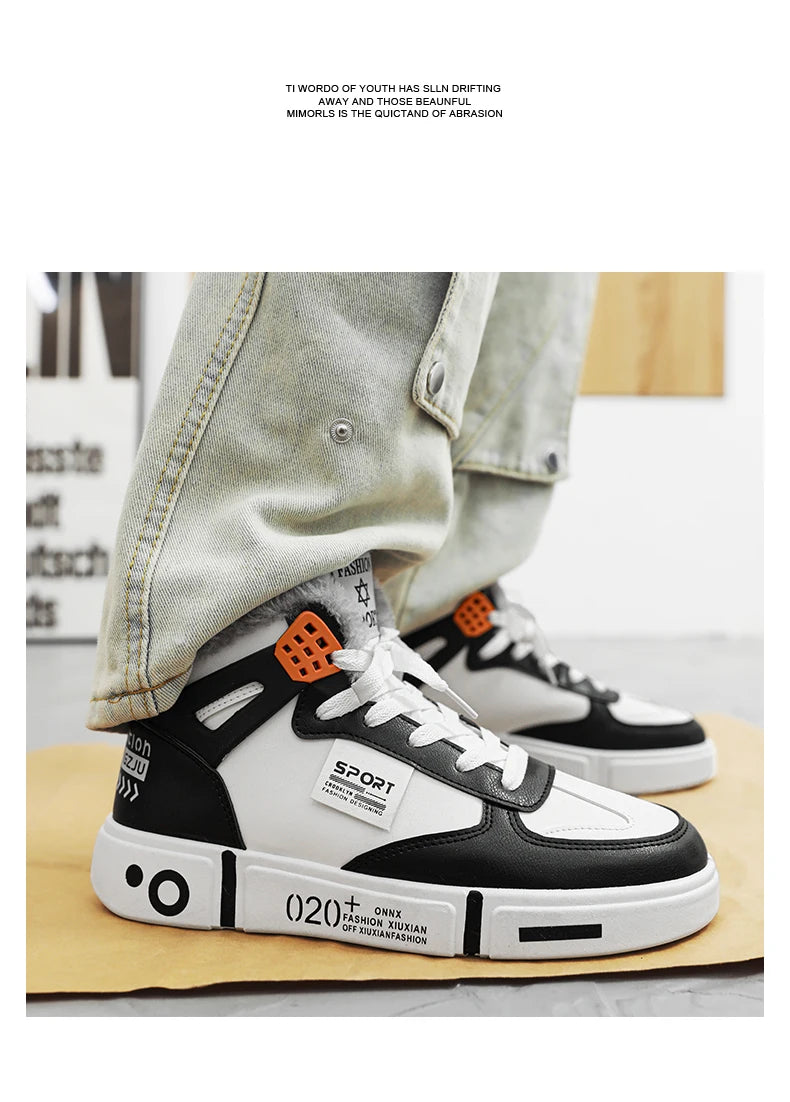 Boots Hiver Homme Waterproof Plush Non-Slip 2023 – Sneakers Chauds Tenis Masculino