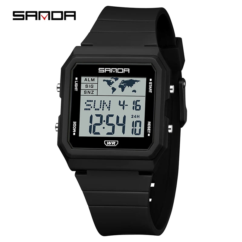 Montre Homme SANDA 2217 Digital Sport Multifonction Alarme Countdown Lumineux Étanche – Fashion Tendance