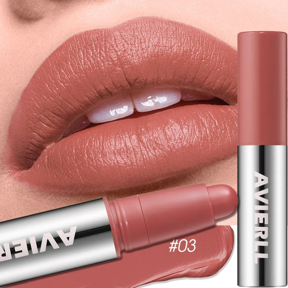 Rouge à Lèvres Mat Hydratant – Stylo Rotatif Facile à Appliquer | Waterproof Longue Tenue