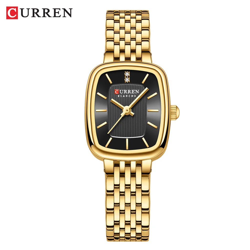 Montre Femme CURREN Dress Fashion Quartz – Bracelet Acier Simple Élégante Intemporelle