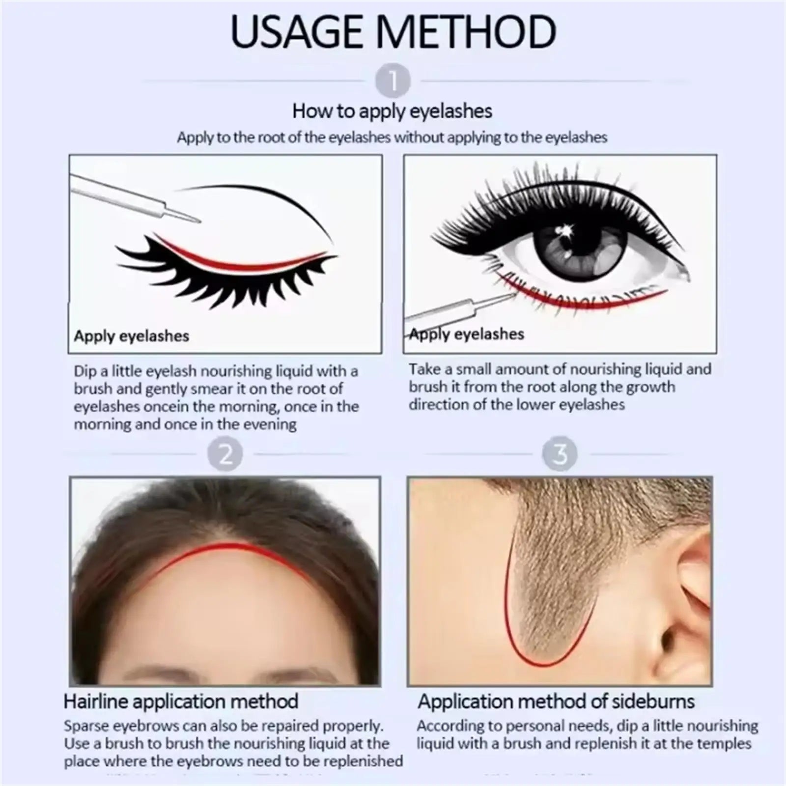 Sérum Croissance Rapide Sourcils & Cils – Anti-Chute & Repousse | Densifiant Naturel