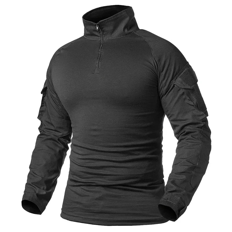 T-Shirt Tactique Homme Airsoft Combat Armée Paintball Chasse Respirant Outdoor Militaire | T-Shirt Tactique Outdoor Premium