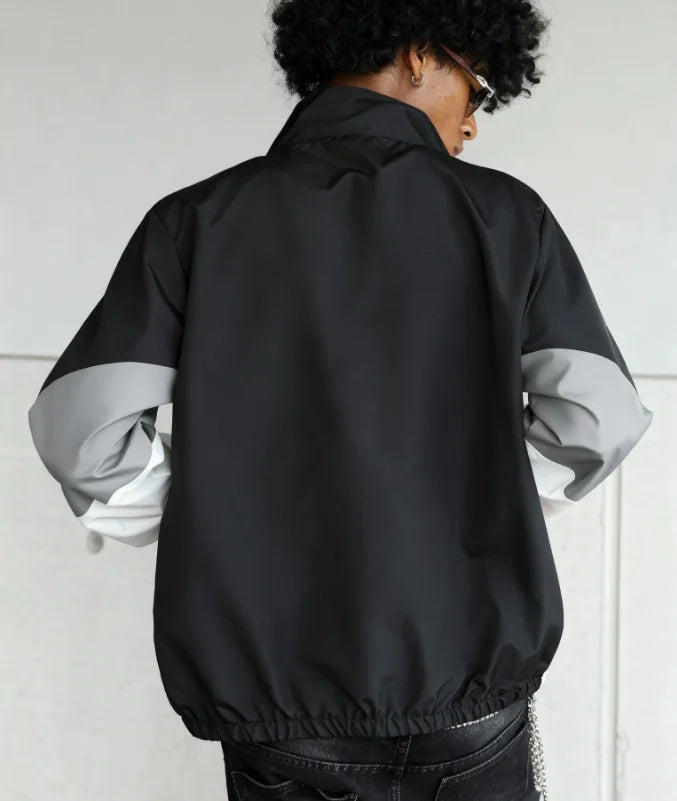 Veste Homme Color Block Légère Casual Voyage Coupe-Vent Résistante Tissu Premium Confortable Tendance | Veste Color Block Légère Premium