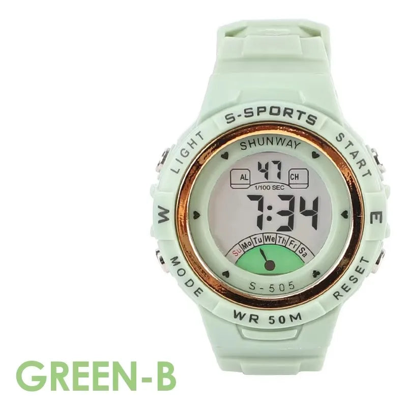Montre Enfant UTHAI CE02 Quartz Colorée – Fille Garçon Étanche 50M Sport Student