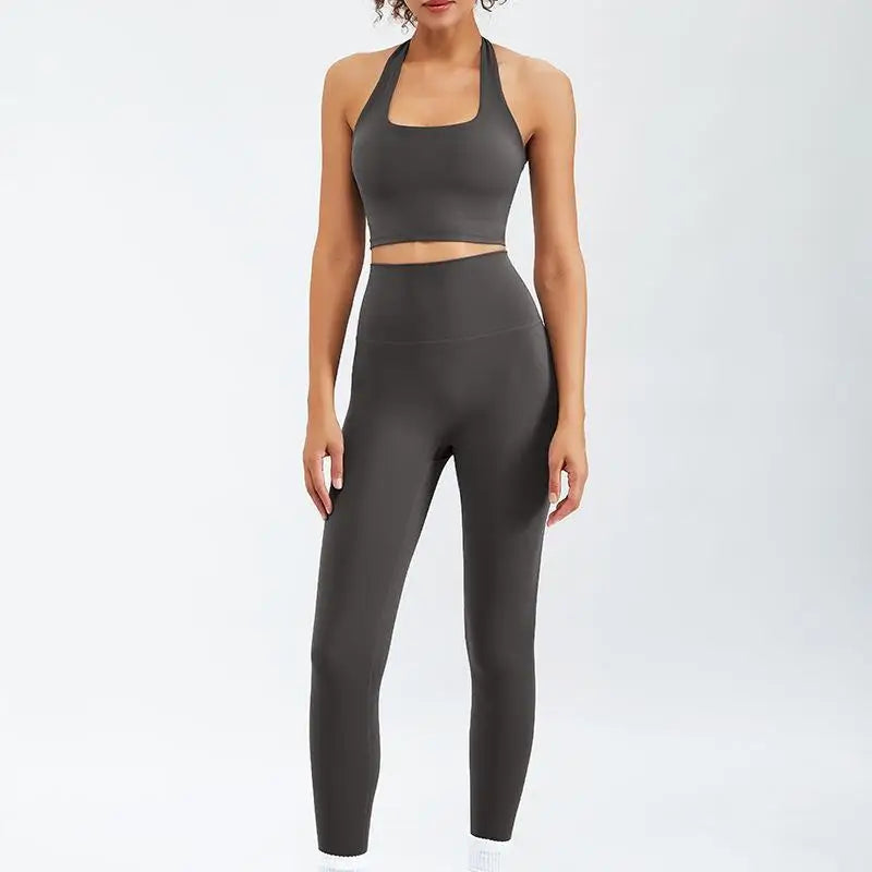 Ensemble Sport Yoga Femme 2 ou 3 Pièces Taille Haute – Doux, Respirant & Gainant | Gym, Fitness & Running | Survêtement Tendance