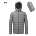 Doudoune Légère Unisexe Manches Longues Zip Broderie Logo Capuche – Coupe-Vent Chaude Printemps Automne Sortie | Mode Homme & Femme Premium