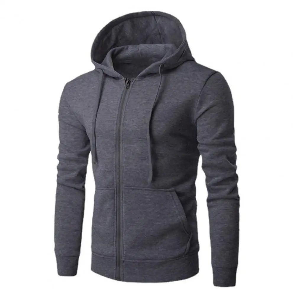 Sweat à Capuche Homme Zippé Slim Fit Manches Longues Casual Automne Fashion Élégant Confortable Intemporel Tendance – Hoodie Zippé Premium Slim Fit Automne | Mode Homme Hoodie Premium Automne
