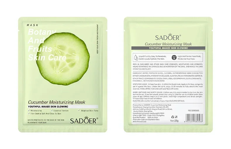 Set 8 Masques Visage Naturels - Hydratation & Fermeté K-Beauty