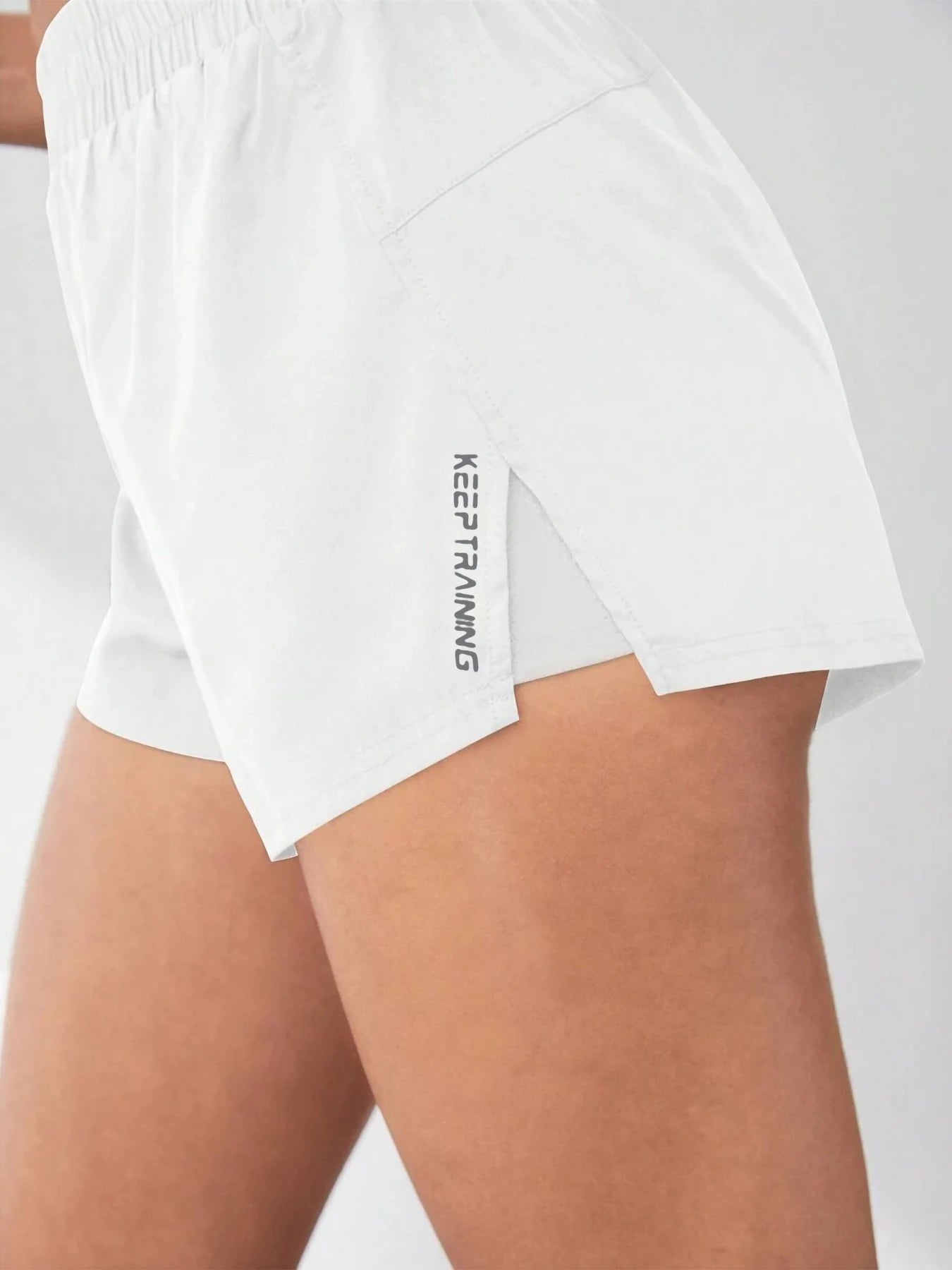 Short Yoga 2 en 1 Anti-Exposition Femme - Running, Fitness, Tennis & Casual