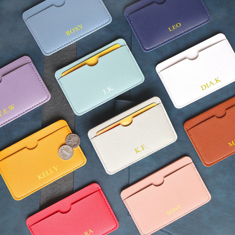 Porte-Monnaie Cuir Véritable Personnalisé – Mini Pochette Clés Rouge à Lèvres Prénom Femme Luxe