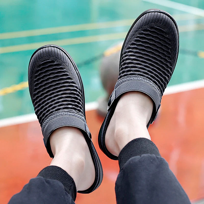 Sandales Mesh Respirantes Slip-on Homme Plage – Légères Fashion Été Casual