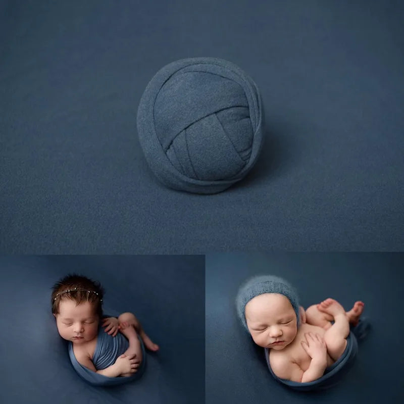 Neugeborenen-Fotostudio-Hintergrund 150x170cm – Stretchstoff Wickel-Accessoire Baby-Shooting