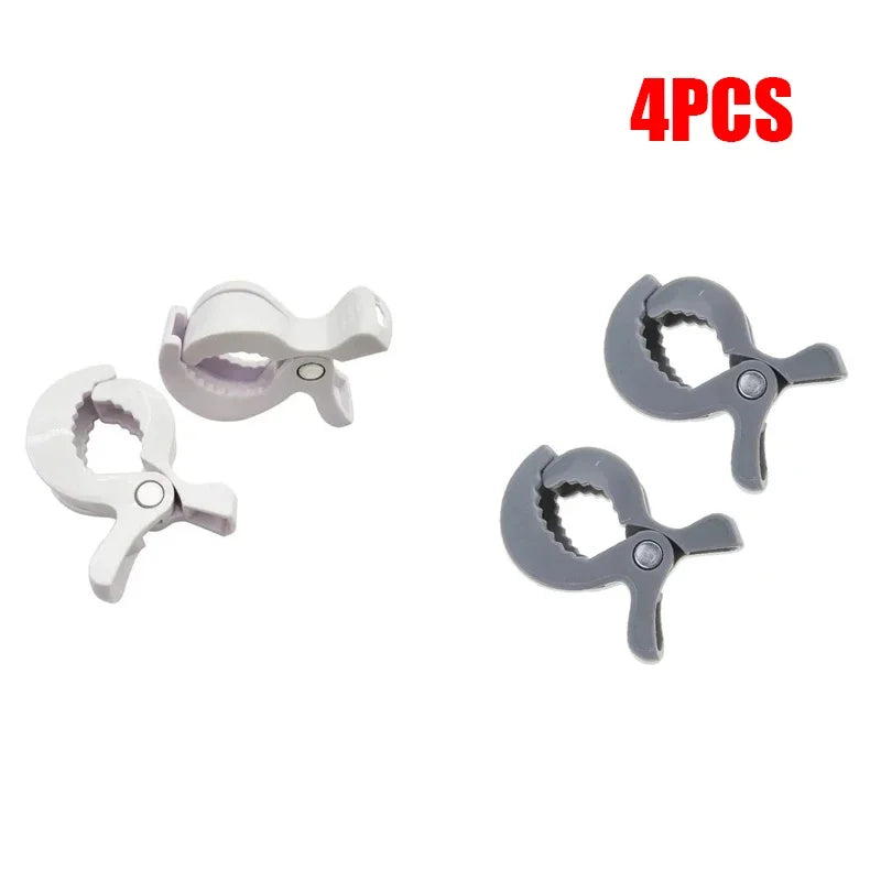 Kinderwagen Clips Zange – 2er/4er Set Multifunktionshaken Autositz Kinderwagen