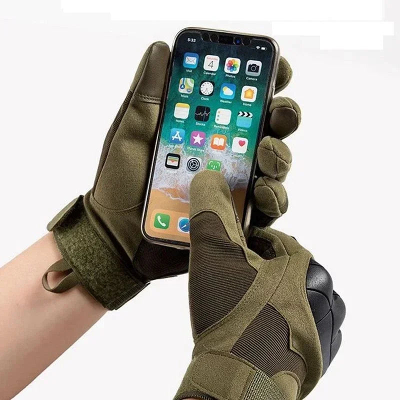 Hunting tactical Full Finger Walking for Outdoor Sports, Mountaineering Gloves,Touch Design,Fitness Protection,Motorcycle Gloves