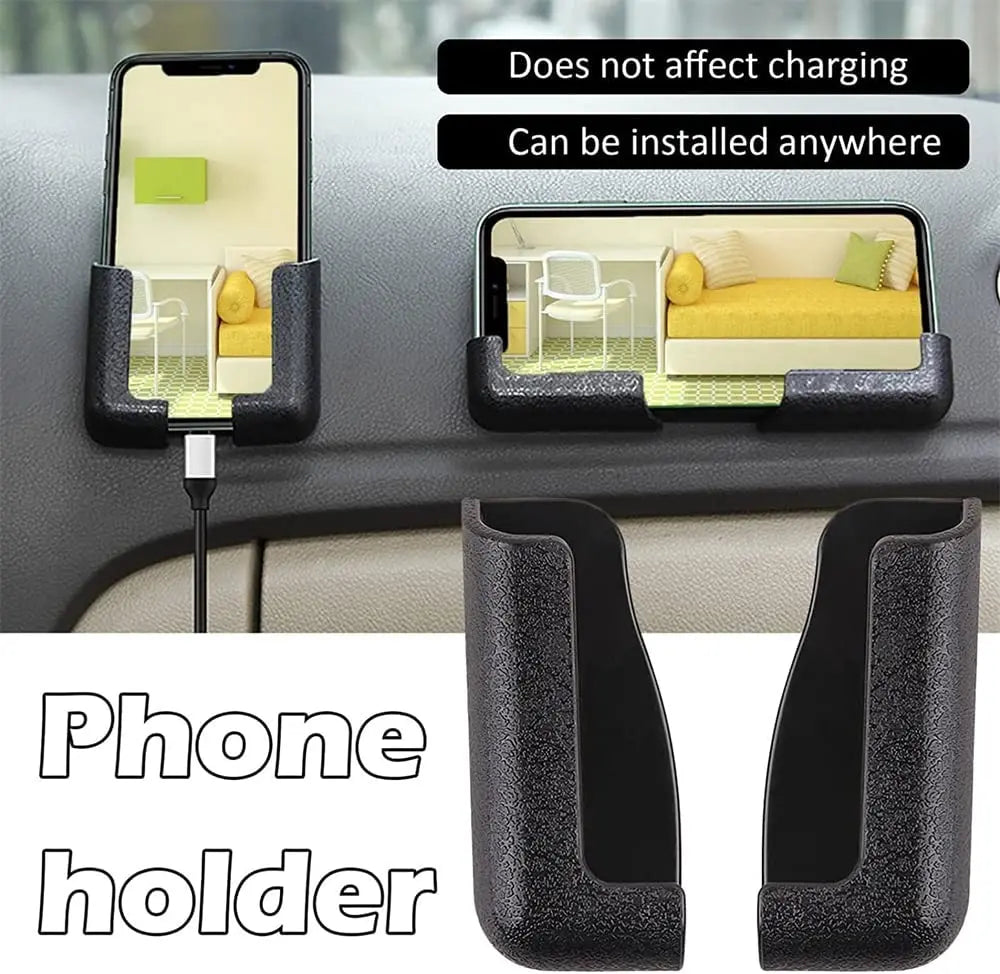 Support Téléphone Voiture Multifonction – Fixation Tableau de Bord, Crochet Mural & Suspension | Support Auto Universel