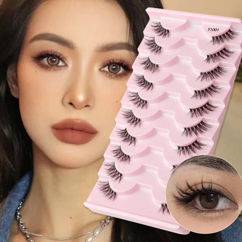 Faux Cils Mink 3D YSDO – Lot 3/5/10 Paires | Maquillage Dramatique Naturel