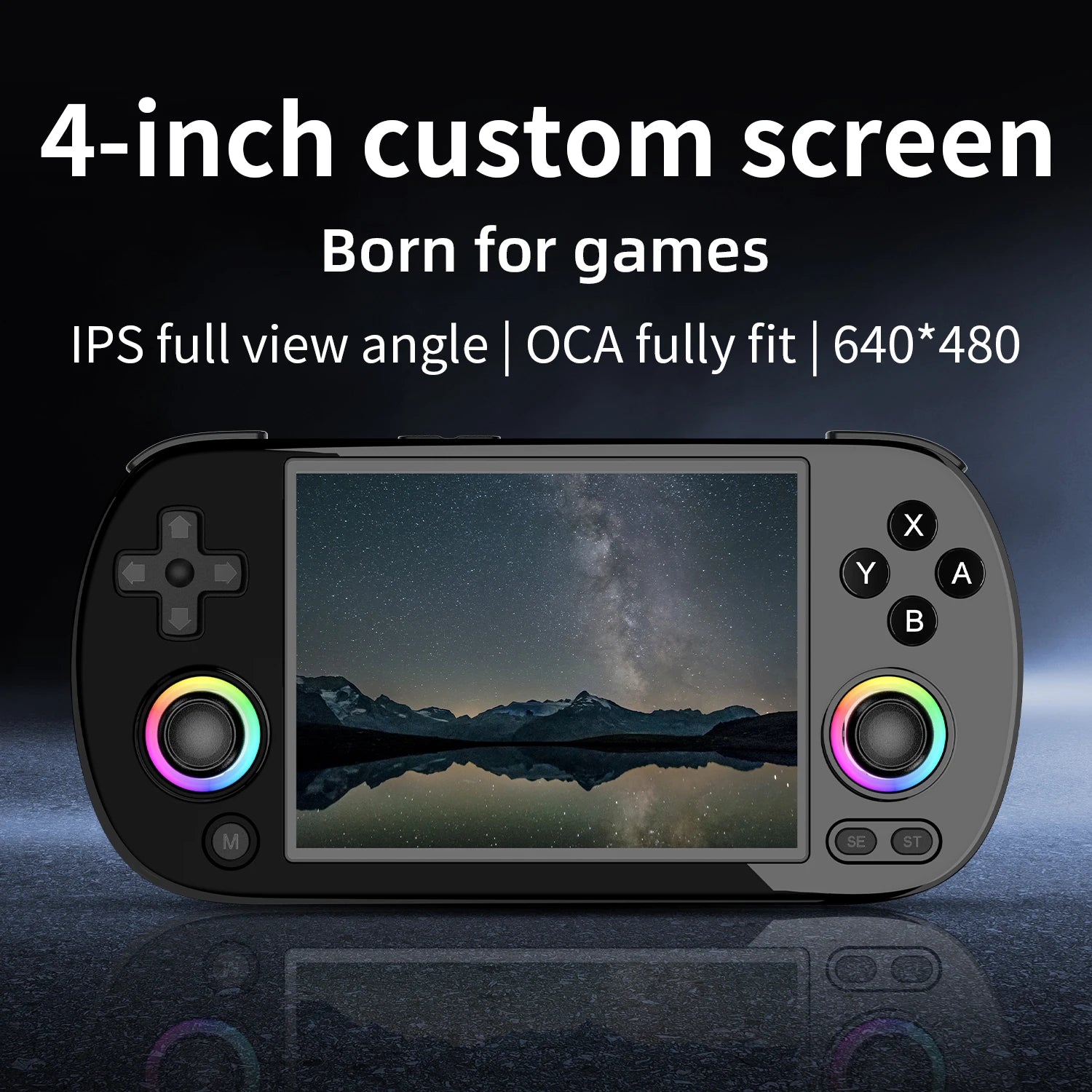 Anbernic RG40XXH Console Gaming Rétro Portable 4.0" – 64G, 5000+ Jeux Préchargés, Système Linux 64-bit | Emulateur Retrogaming