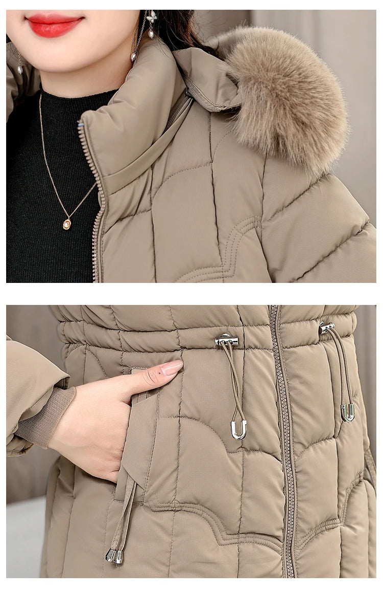 Doudoune Courte Femme À Capuche – Manteau Matelassé Chaud Haute Qualité | Hiver 2025 Tendance