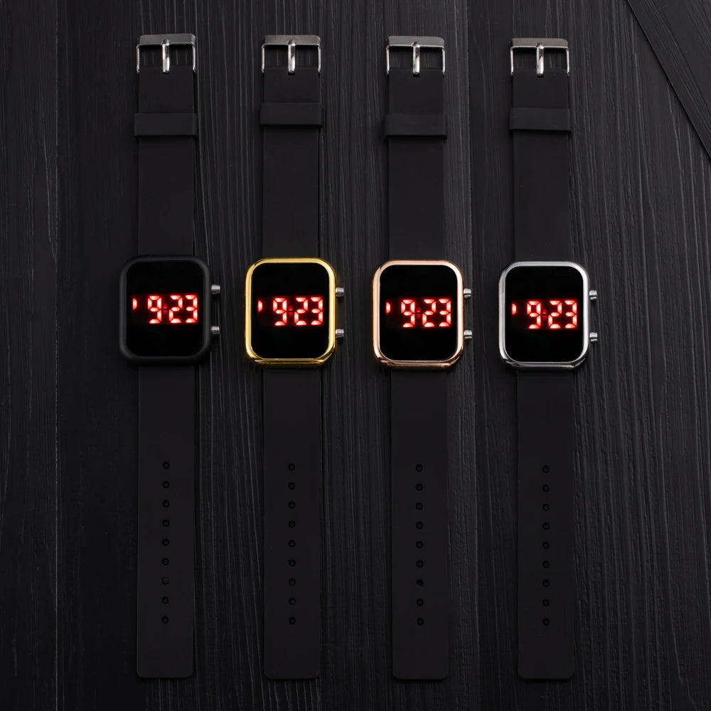 LED Digitaluhr Unisex Sport Wasserdicht – Fashion Casual Herren Damen Teenager Studenten