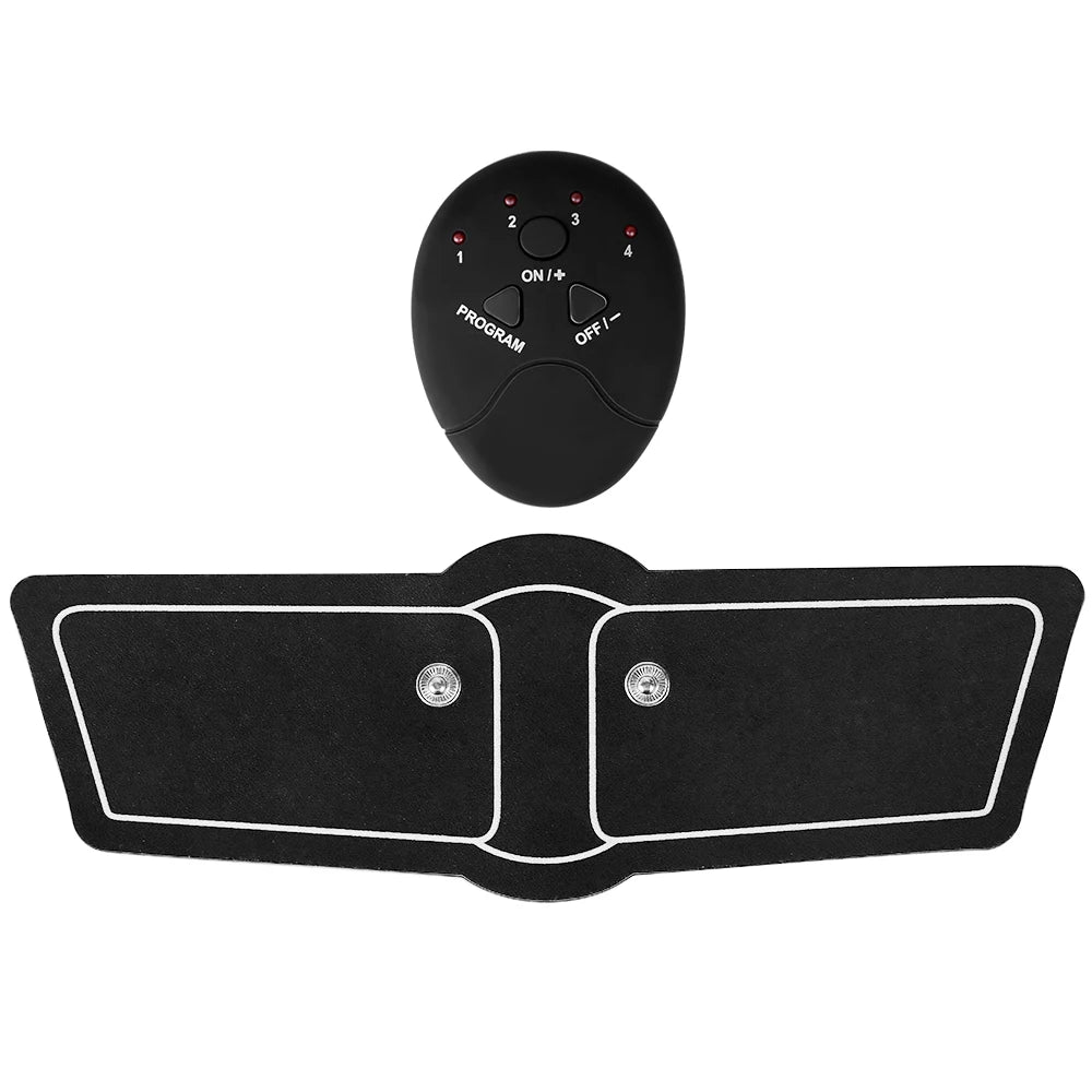 EMS ABS Stimulator Hip Trainer Abdominal Exercise Fitness Body Slimming Massager Stickers Weight Loss Massager Muscle Stimulator