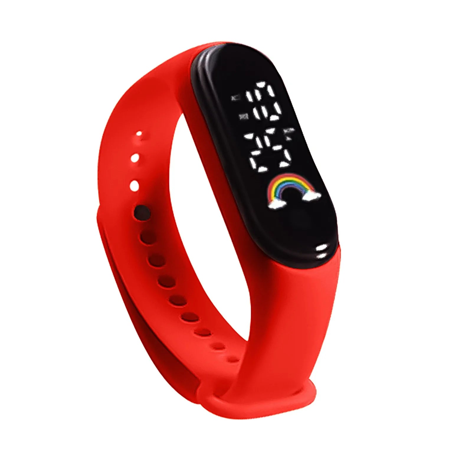 Montre Enfant Fille Garçon LED Tactile Sport – Bracelet Électronique Étanche Tendance 2025