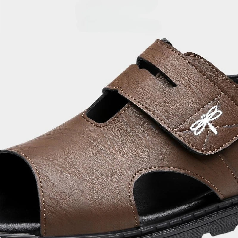 Sandales Romaines Cuir Soft Bottom Homme – Confortables Plage Qualité Premium Casual