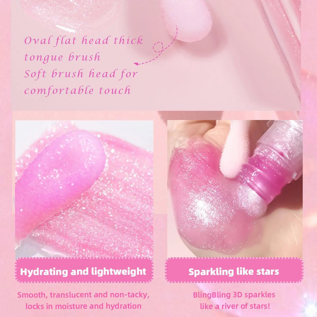 Huile à Lèvres Changeante de Couleur – Jelly Crystal Nacrée | Hydratante & Nourrissante