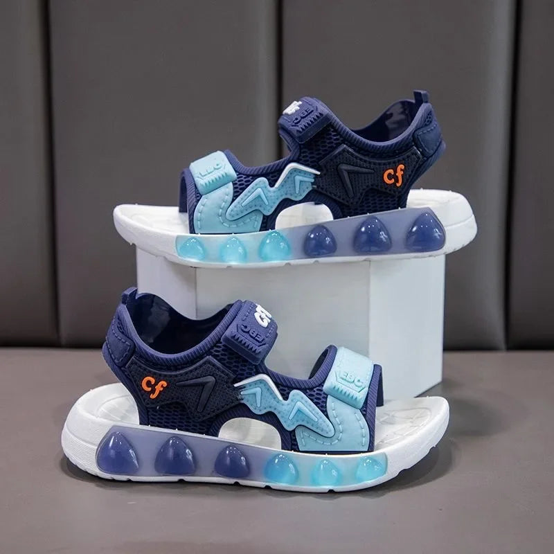 Sandales Enfant Garçon Fille Souples Respirantes – Chaussures Plage Été Antidérapantes Tout-Petits