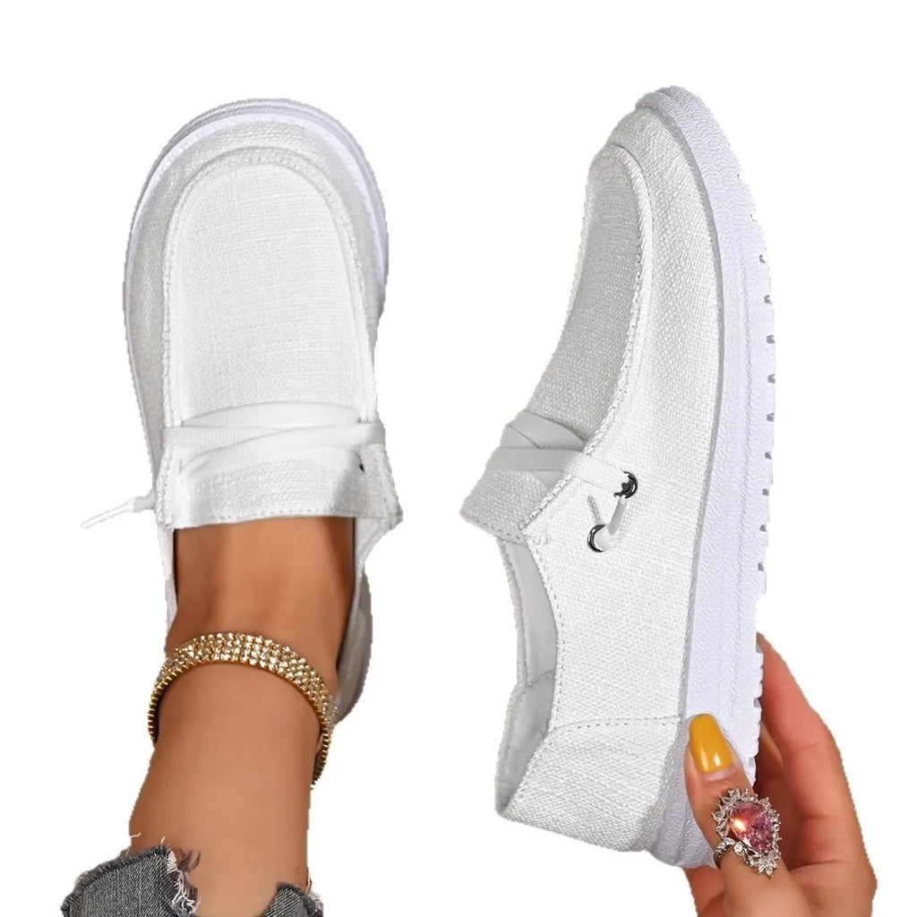 Chaussures Vulcanisées Sport Flat Femme 2025 – Casual Fashion Printemps Automne