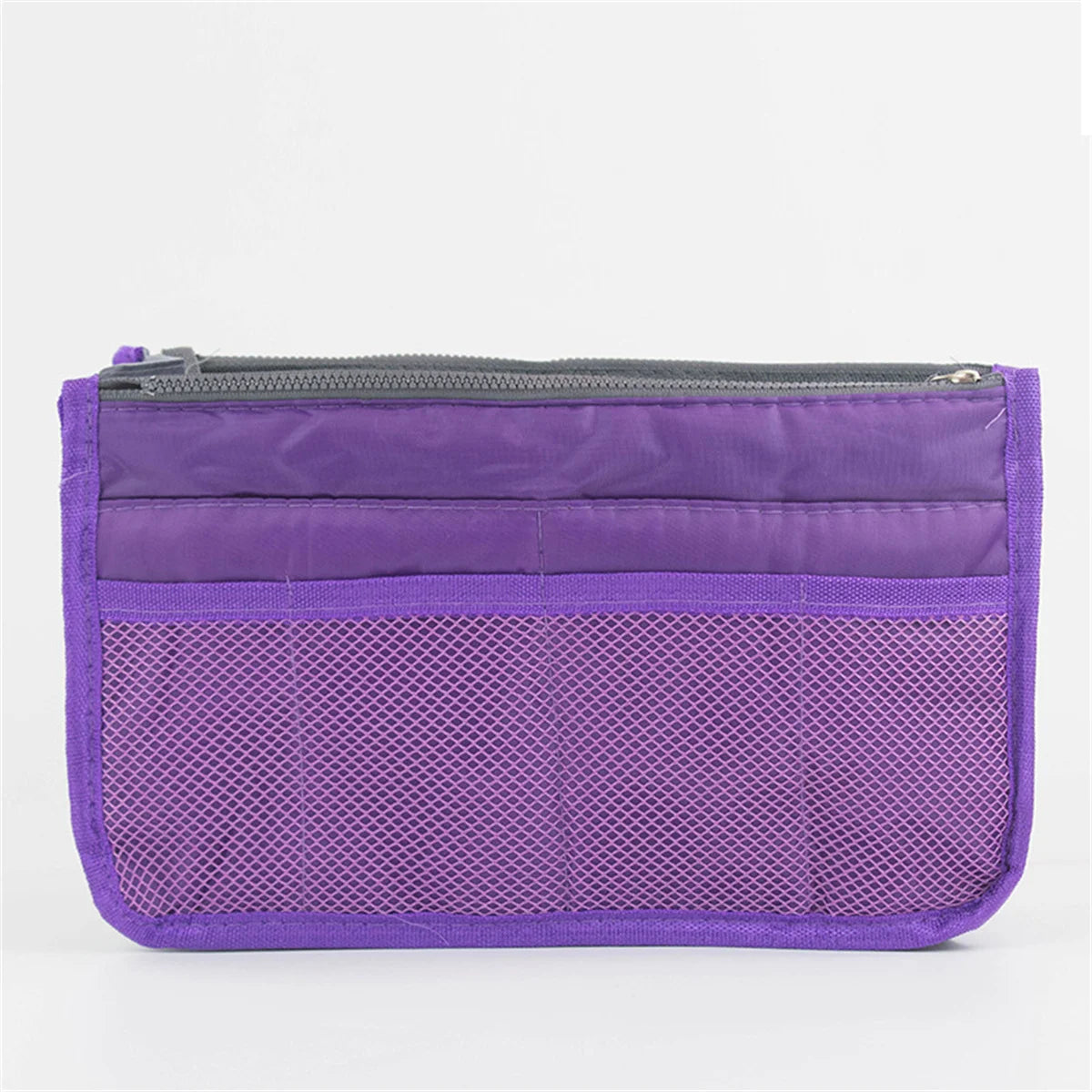 Sac Rangement Bi-Fold Double Zip – Grande Capacité | Organisateur Maquillage & Toilette