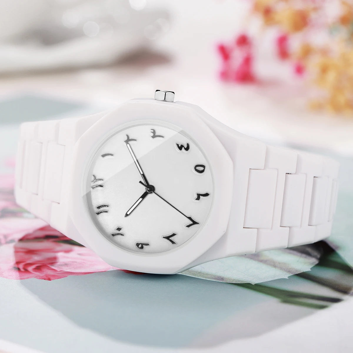Montre Femme Fille Quartz Bracelet Plastique Casual Analogique – Fashion Cadeau Tendance