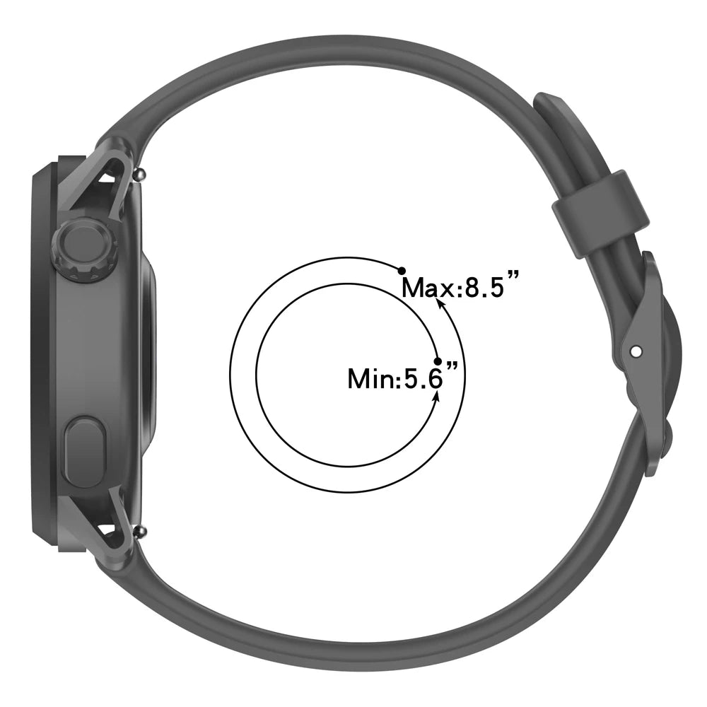 Bracelet Silicone Sport Suunto 20mm & 22mm – Compatible Race S, Vertical, Ocean, 5, 9 Peak Pro & 3 Fitness | Remplacement Premium