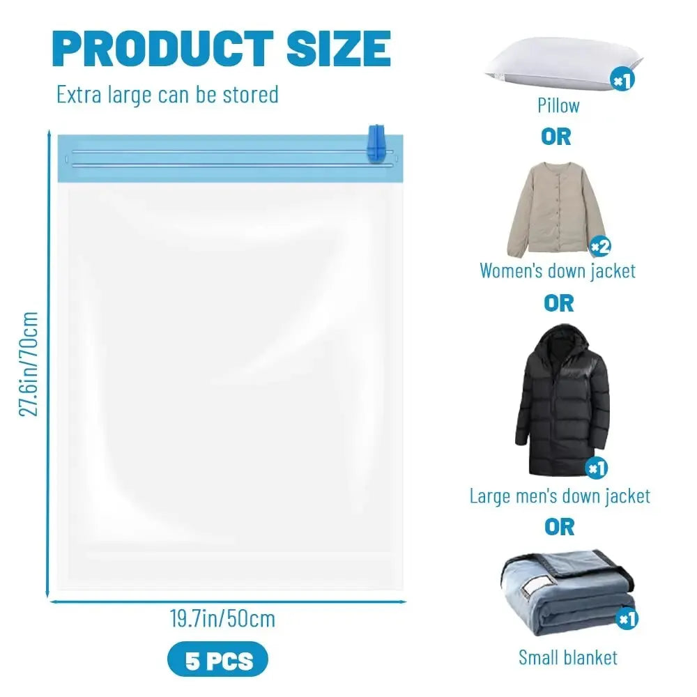 Sacs de Rangement Compressibles Roll-Up – Organisateur Valise Voyage Croisière Maison