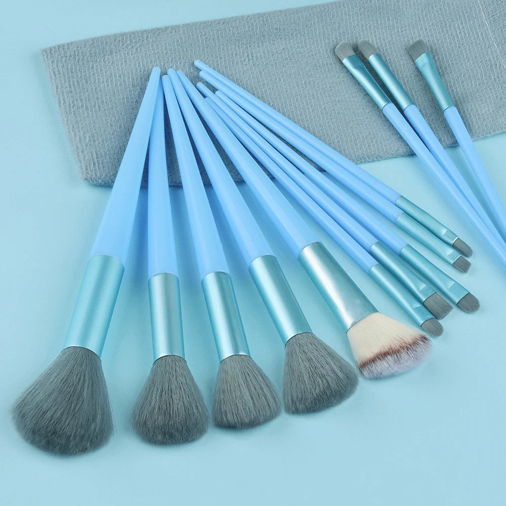 Set de Pinceaux Maquillage 13 Pièces - Synthétiques Premium