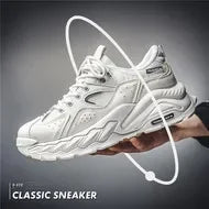 Sneakers Plateforme Vulcanisées Homme – Semelle Épaisse Respirantes Résistantes Sport Casual