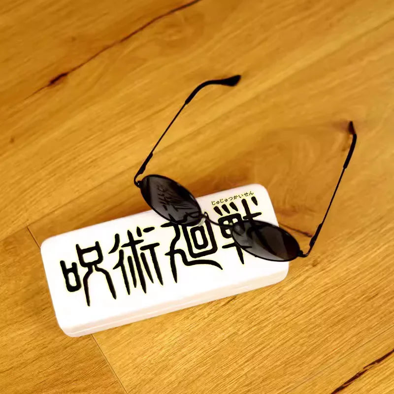 Kit Cosplay Gojo Satoru - Lunettes & Masque Demi-Visage Jujutsu Kaisen