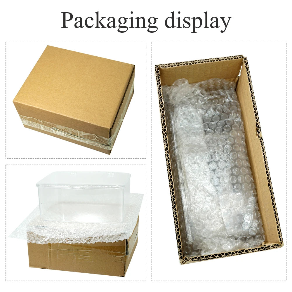 Boîte de Rangement Cosmétiques Acrylique Transparente — Anti-Poussière Grande Capacité