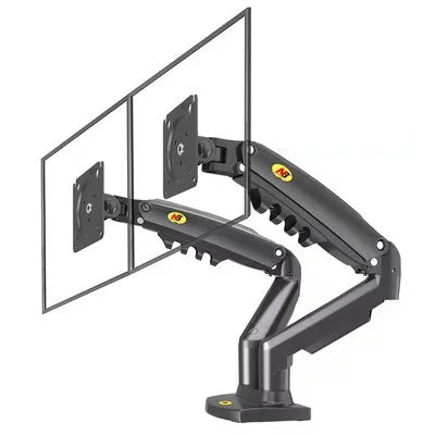 NB NEW F160 gas spring 17"-27"30" Dual Monitor Holder Arm desktop 360 rotate computer holder 2-9KG Monitor bracket USB3.0 port