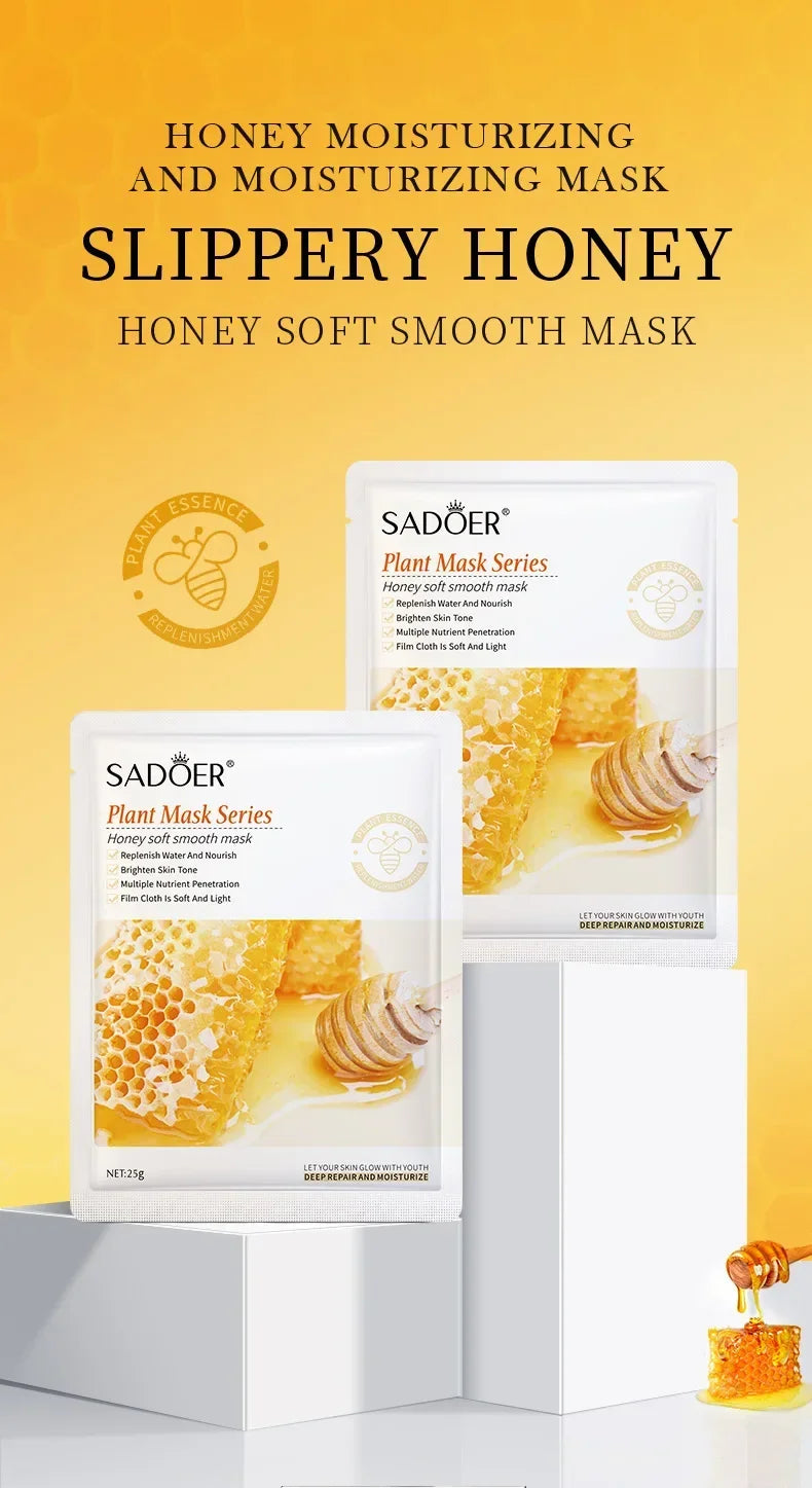 Set 8 Masques Visage Naturels - Hydratation & Fermeté K-Beauty