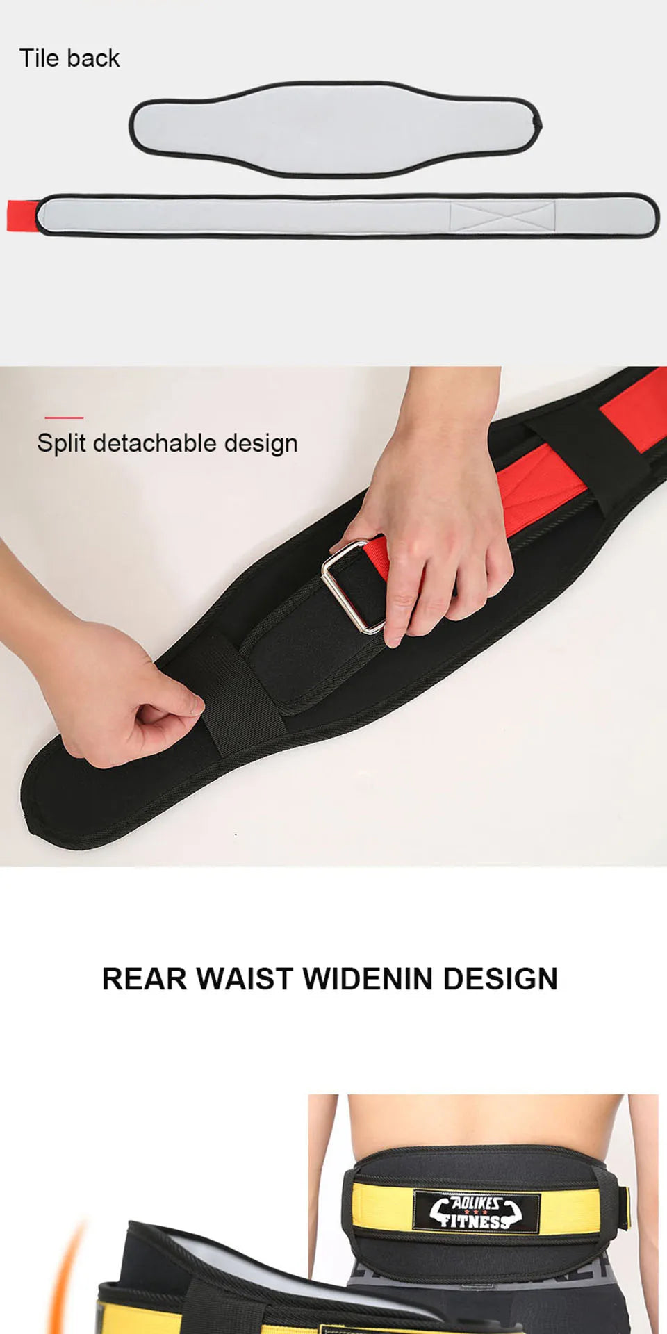 Lendenwirbelgurt für Kraftsport & Powerlifting – Lendenwirbelstütze für Kniebeugen & Kreuzheben | Fitnessstudio | Herren & Damen